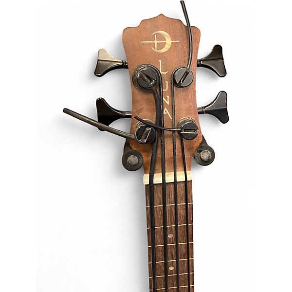 Used Luna uke bass koa Koa Acoustic Bass Guitar