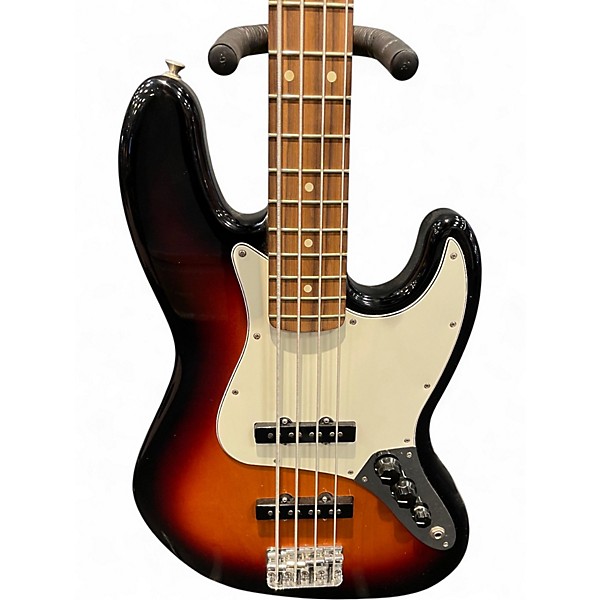 Used Fender player II jazz Sunburst Electric Bass Guitar
