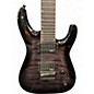 Used Jackson 7 String Dinky Transparent  Trans Black Solid Body Electric Guitar