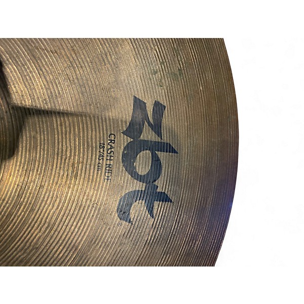 Used Zildjian 18in ZBT Crash Ride Cymbal