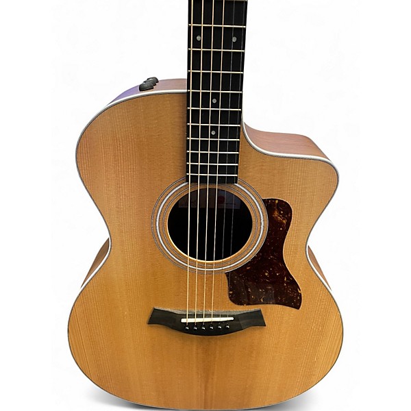 Used Taylor 214CE Natural Acoustic Electric Guitar