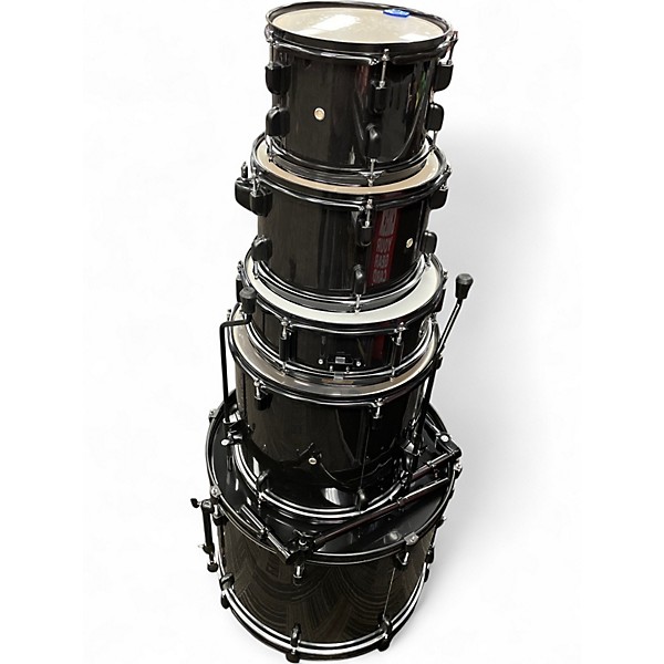 Used PDP by DW 5 Piece ENCORE 5 PIECE DRUM KIT Black Onyx Drum Kit