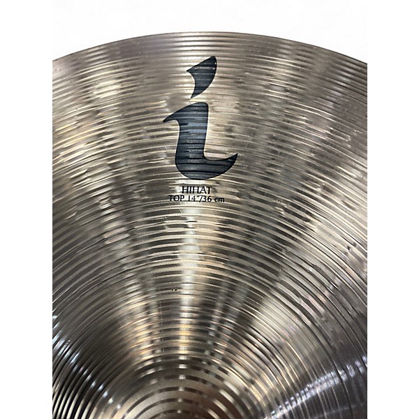 Used Zildjian 14in I series hi hat pair Cymbal