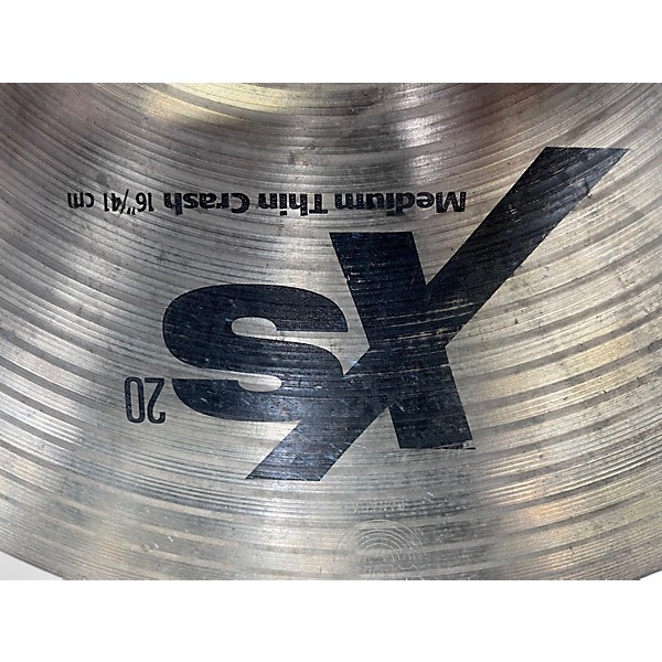 Used SABIAN 16in XS20 Medium Thin Crash Cymbal