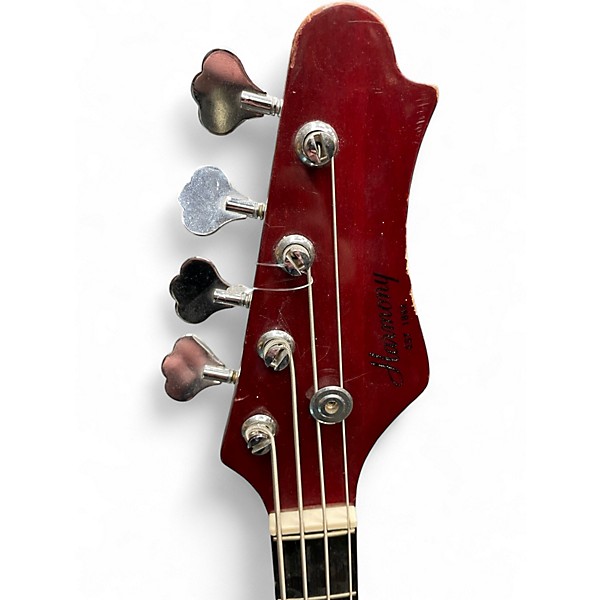 Used Harmony H906 RED Electric Bass Guitar