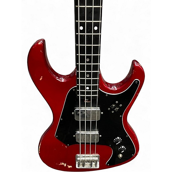 Used Harmony H906 RED Electric Bass Guitar