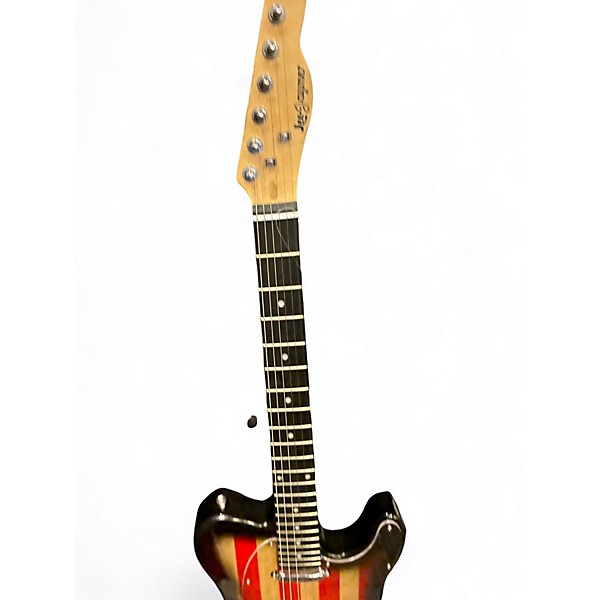Used Leo Jaymz TELECASTER Custom Graphic Solid Body Electric Guitar