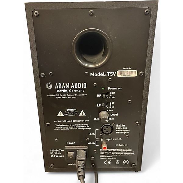Used ADAM Audio T5V PAIR Powered Monitor