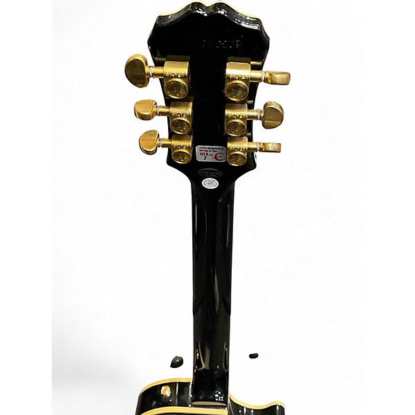 Used Epiphone Les Paul Custom Left Handed Ebony Electric Guitar