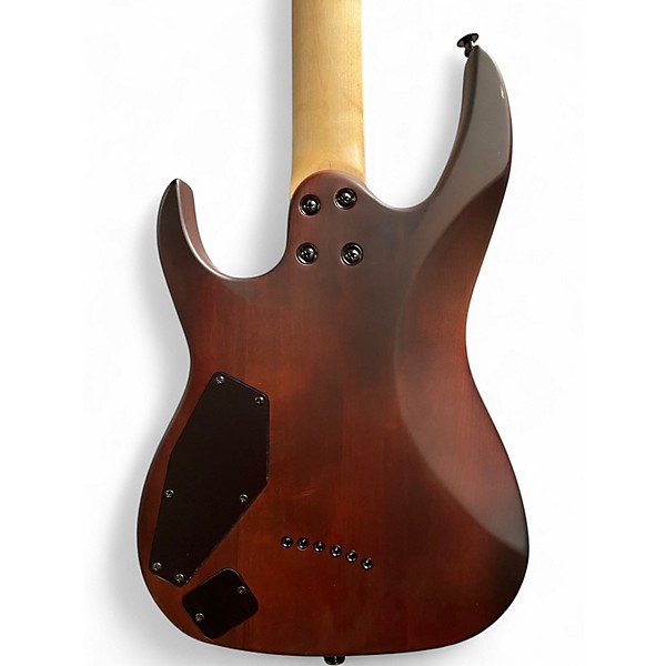 Used Mitchell MM100 Mini Walnut Solid Body Electric Guitar