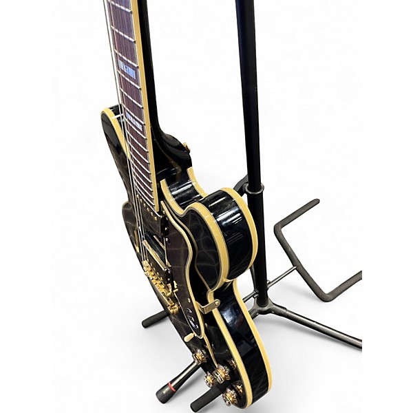 Used Epiphone Sheraton II PRO BLACK AND GOLD Hollow Body Electric Guitar