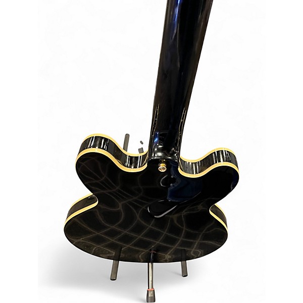 Used Epiphone Sheraton II PRO BLACK AND GOLD Hollow Body Electric Guitar