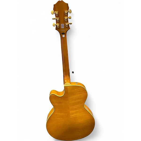 Used Epiphone Joe Pass Emperor II Butterscotch Hollow Body Electric Guitar