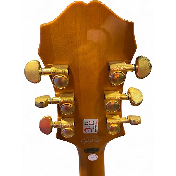 Used Epiphone Joe Pass Emperor II Butterscotch Hollow Body Electric Guitar