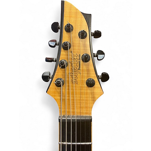 Used Schecter Guitar Research KM7 MKII KEITH MERROW SIGNATURE Natural Solid Body Electric Guitar