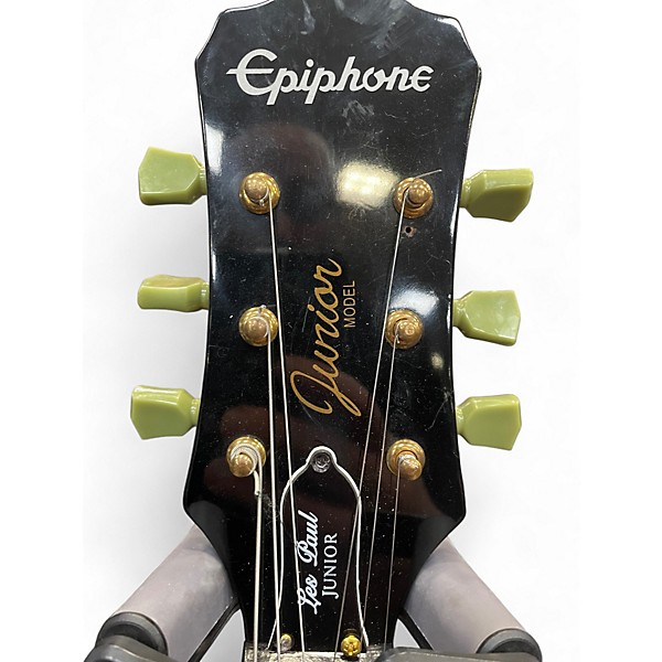 Used Epiphone Les Paul Junior Black Solid Body Electric Guitar