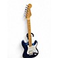 Used Fender  Standard Stratocaster HSS Electron Blue Metallic Solid Body Electric Guitar