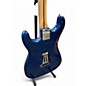 Used Fender  Standard Stratocaster HSS Electron Blue Metallic Solid Body Electric Guitar
