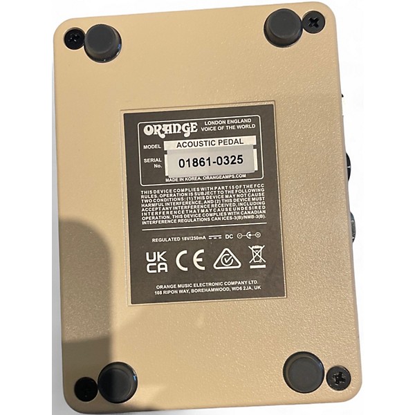 Used Orange Amplifiers ACOUSTIC PEDAL Pedal