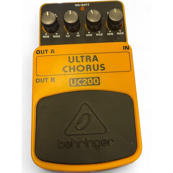 Used Behringer UC200 Stereo Chorus Effect Pedal