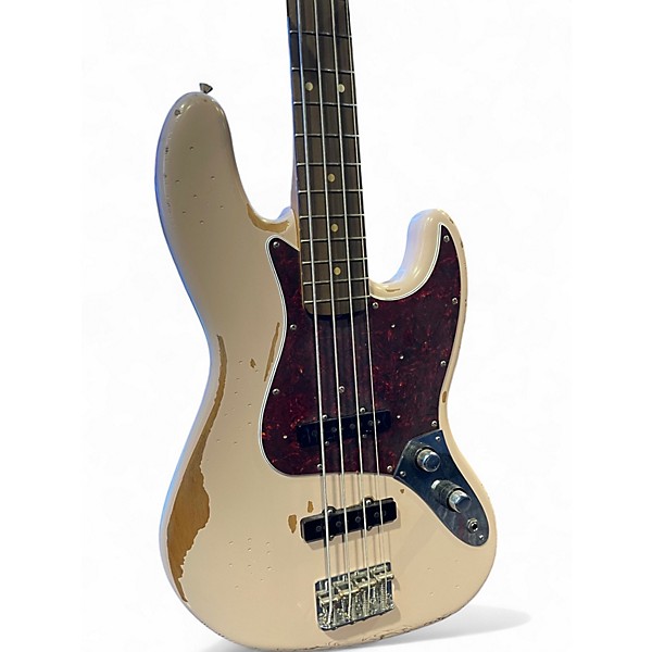 Used 2024 Fender Flea Signature Jazz Bass Shell Pink Electric Bass Guitar