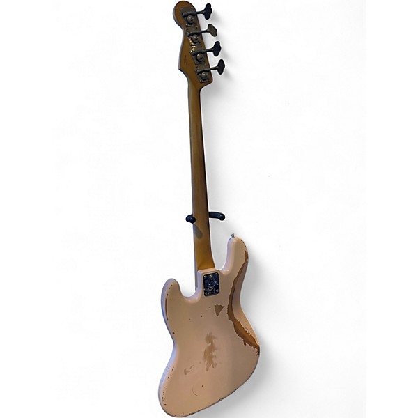 Used 2024 Fender Flea Signature Jazz Bass Shell Pink Electric Bass Guitar