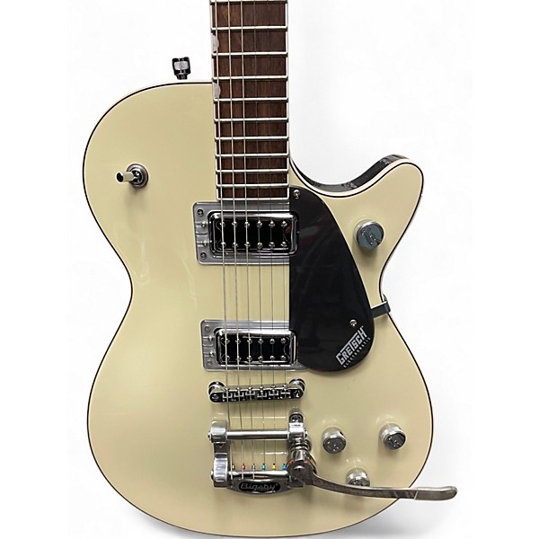 Used Gretsch Guitars G5230T Vintage White Solid Body Electric Guitar