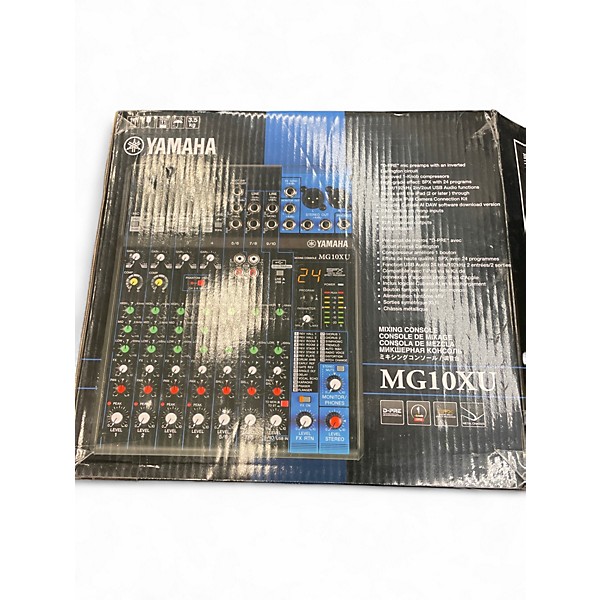 Used Yamaha MG10XU 10 Channel Mixer with Effects Unpowered Mixer