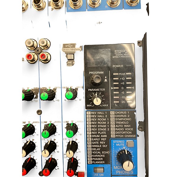 Used Yamaha MG10XU 10 Channel Mixer with Effects Unpowered Mixer