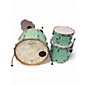 Used Franklin 3 Piece Custom Poplar/Mahogany Mint Green Drum Kit thumbnail