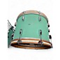 Used Franklin 3 Piece Custom Poplar/Mahogany Mint Green Drum Kit