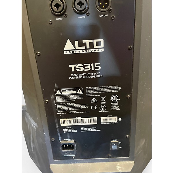 Used Alto TS315 Powered Speaker