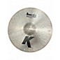 Used Zildjian 18in K Medium Dark Thin Crash Cymbal