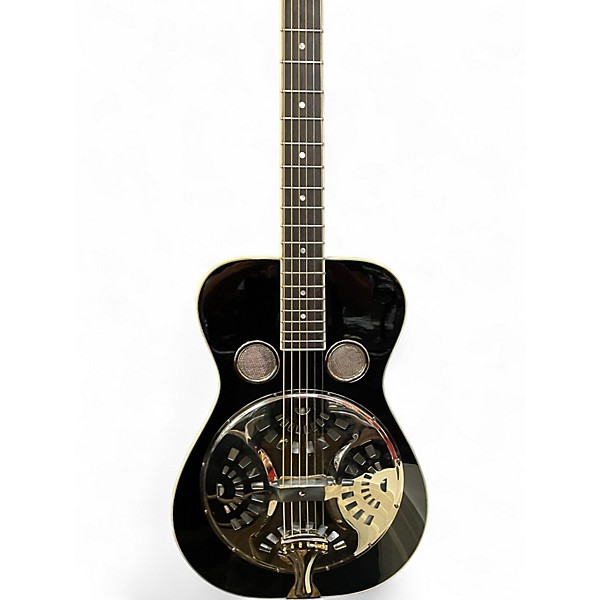 Used Recording King RR36 Black Resonator Guitar