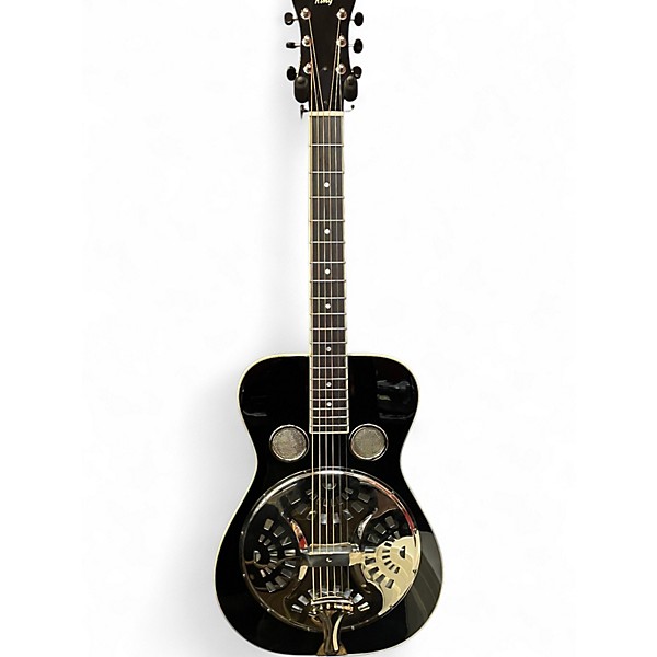 Used Recording King RR36 Black Resonator Guitar