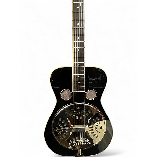 Used Recording King RR36 Black Resonator Guitar