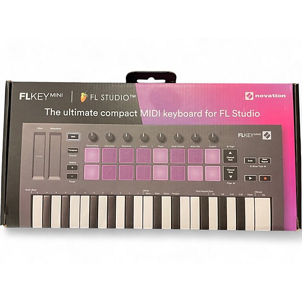 Used Novation FLKEY MINI MIDI Controller