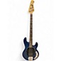 Used Sterling by Music Man Sub 4 Trans Blue Electric Bass Guitar thumbnail