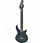 Used Sterling by Music Man MAJ270 CERULEAN PARADISE Solid Body Electric Guitar thumbnail