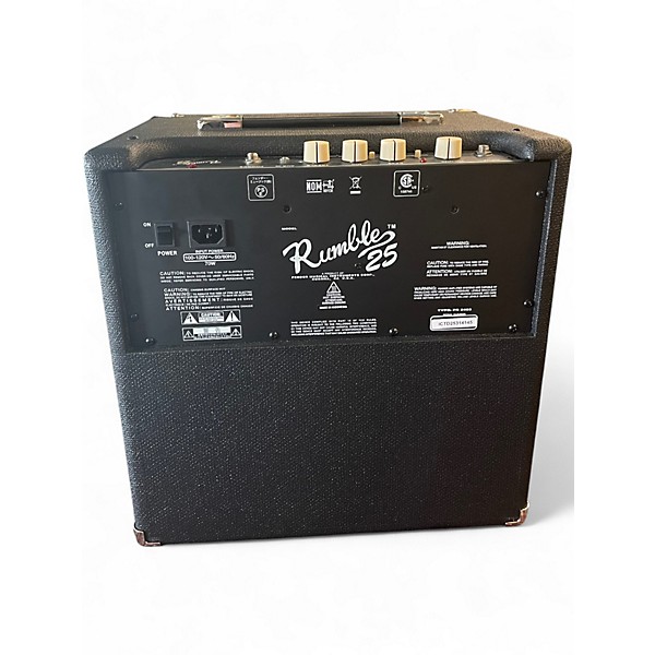 Used Fender Rumble 25 25W 1x10 Bass Combo Amp