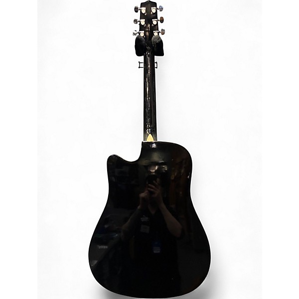 Used Jasmine ES31C Black Acoustic Electric Guitar
