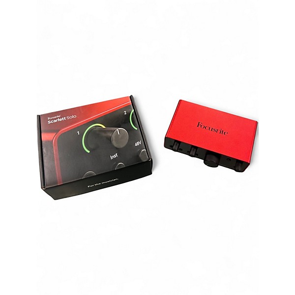 Used Focusrite Scarlett Solo Audio Interface