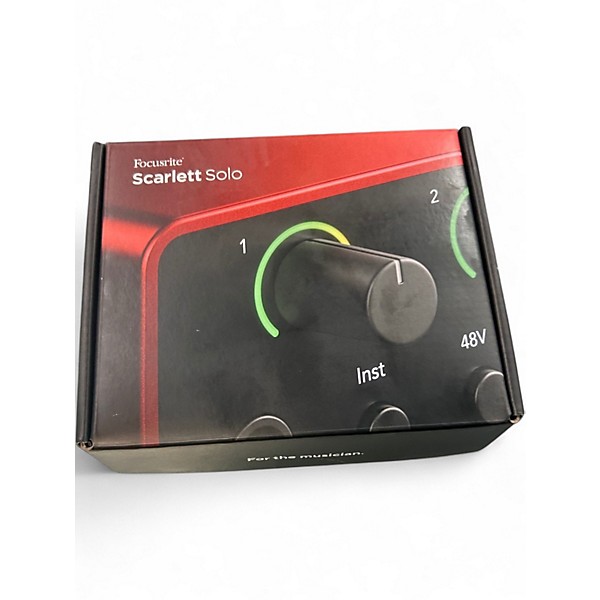 Used Focusrite Scarlett Solo Audio Interface