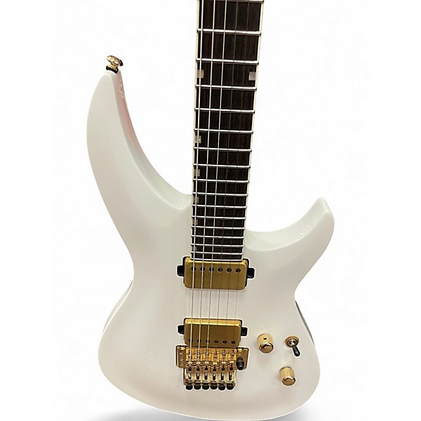 Used ESP LTD h3-1000 white Solid Body Electric Guitar