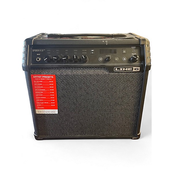 Used Line 6 Spider V 30 1x8 Guitar Combo Amp