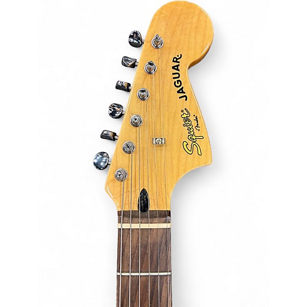 Used 2013 Squier Vintage Modified Jaguar Surf Green Solid Body Electric Guitar