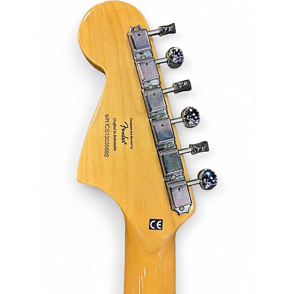 Used 2013 Squier Vintage Modified Jaguar Surf Green Solid Body Electric Guitar