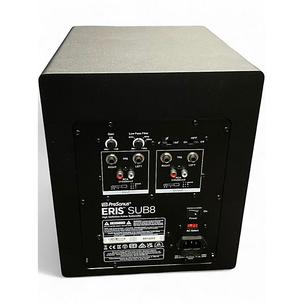 Used PreSonus ERIS SUB8 Subwoofer