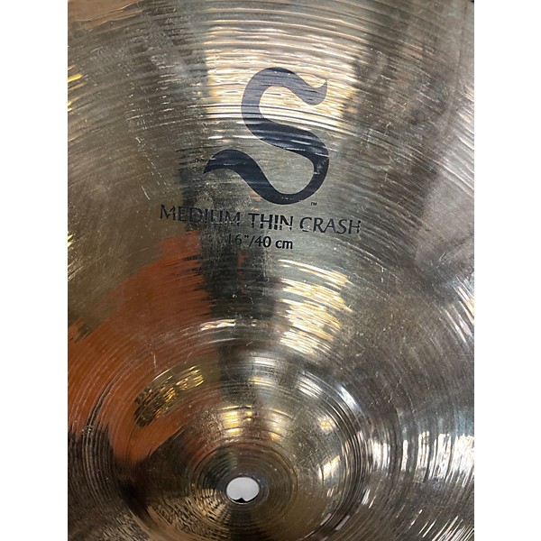 Used Zildjian 16in S Family Medium Thin Crash Cymbal