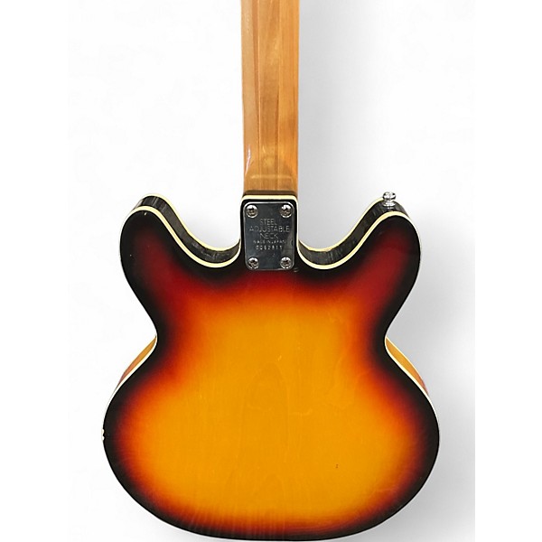 Used Magnum Semi Hollow Sunburst Hollow Body Electric Guitar